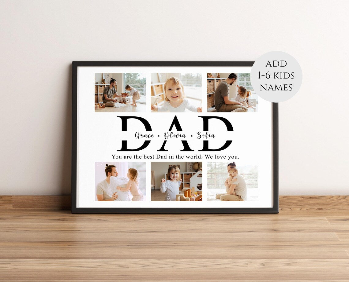 Custom Photo Collage for Dad