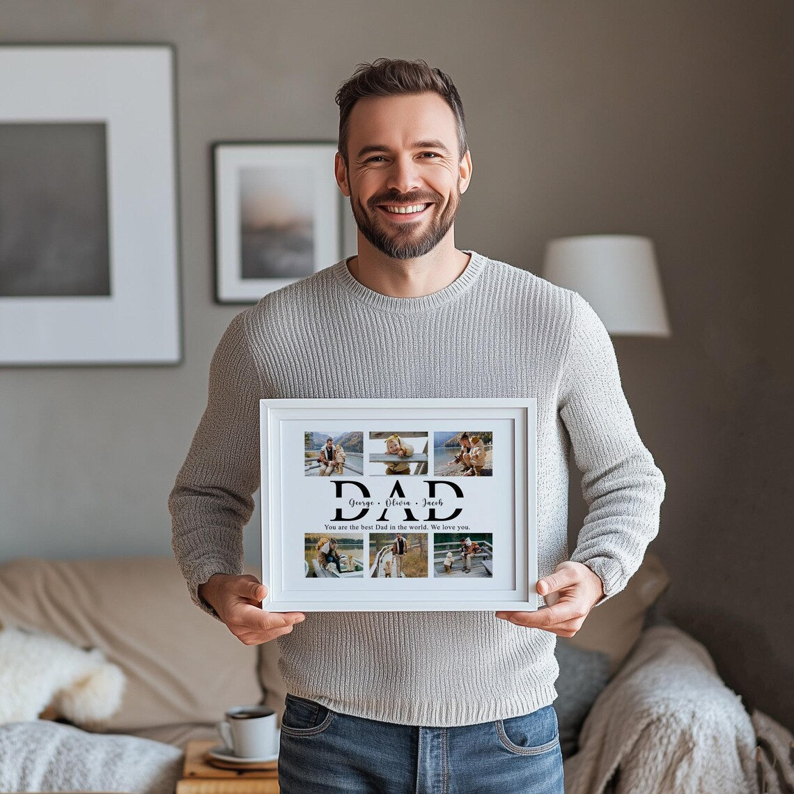 Custom Photo Collage for Dad