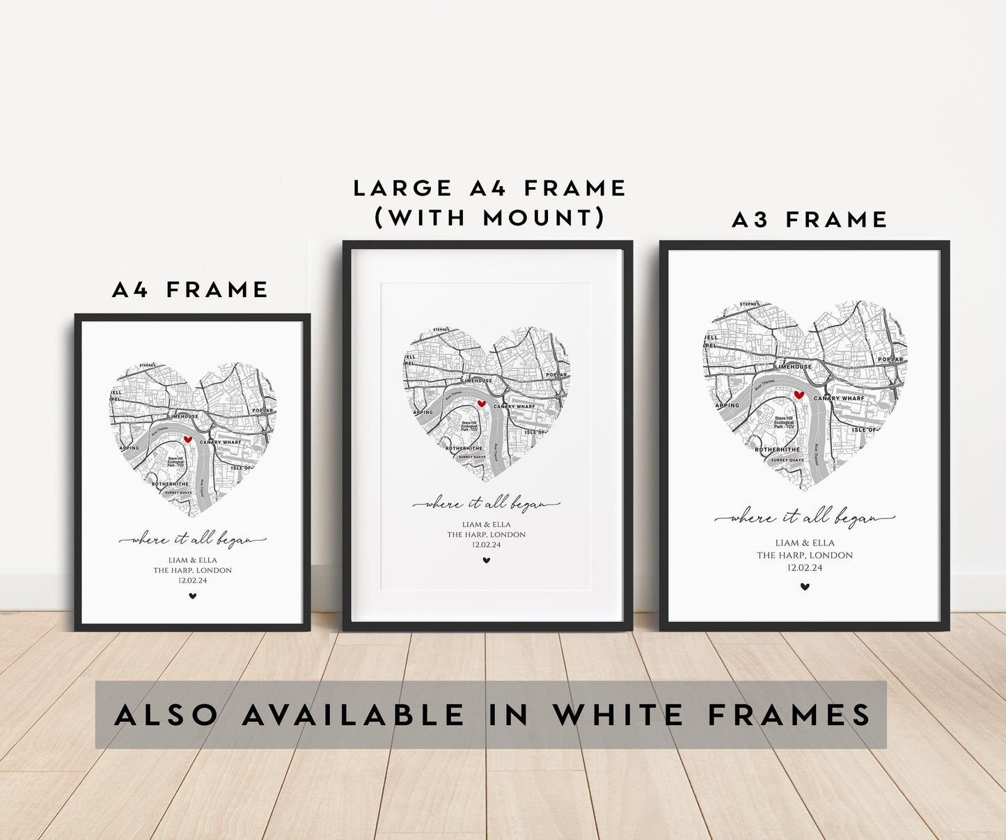 Personalised Where We First Met Print
