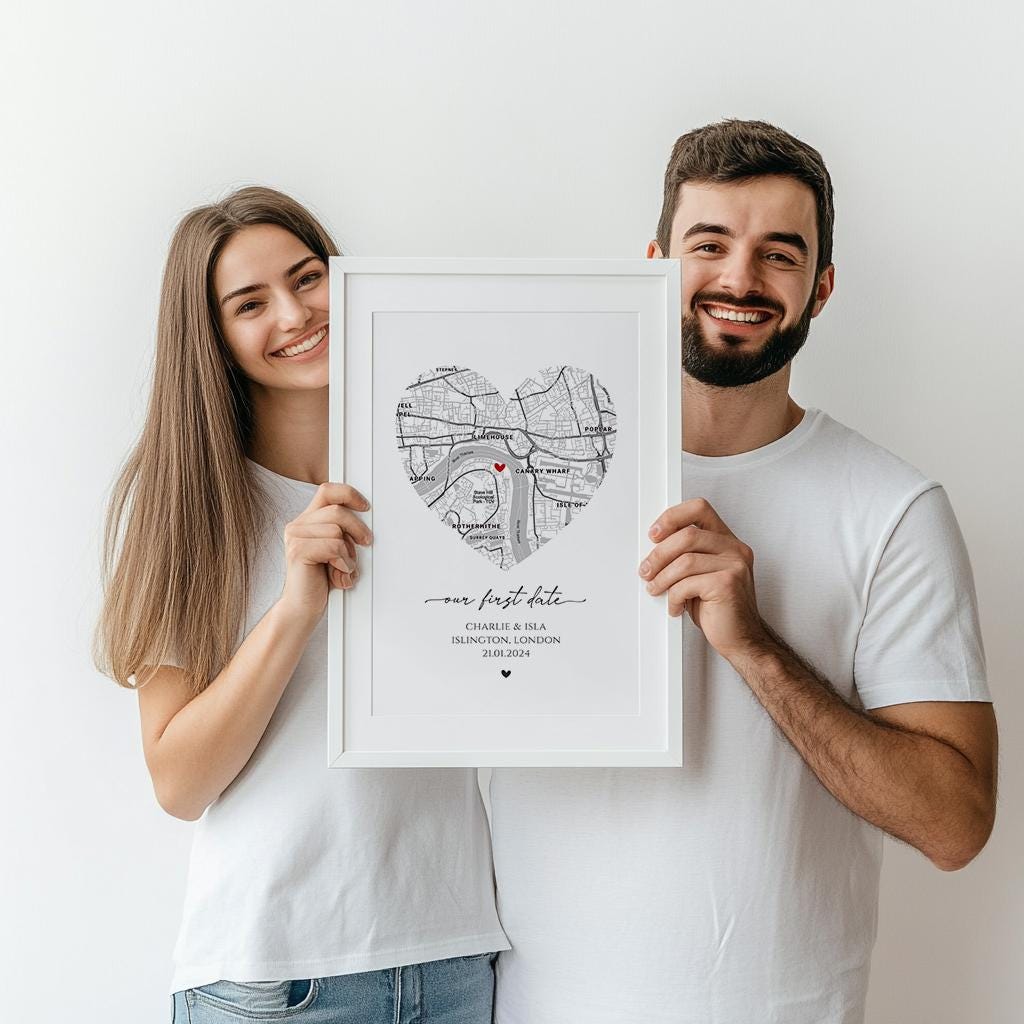 Personalised Where We First Met Print