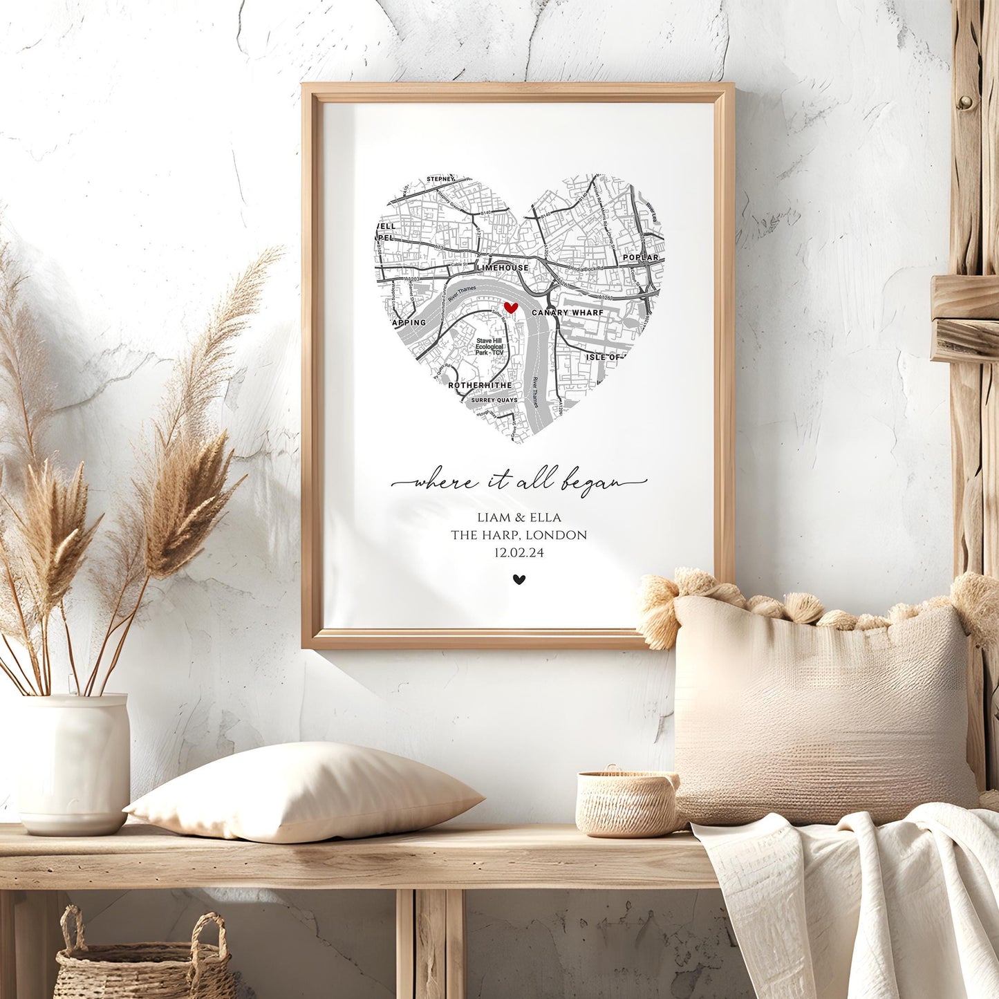 Personalised Where We First Met Print
