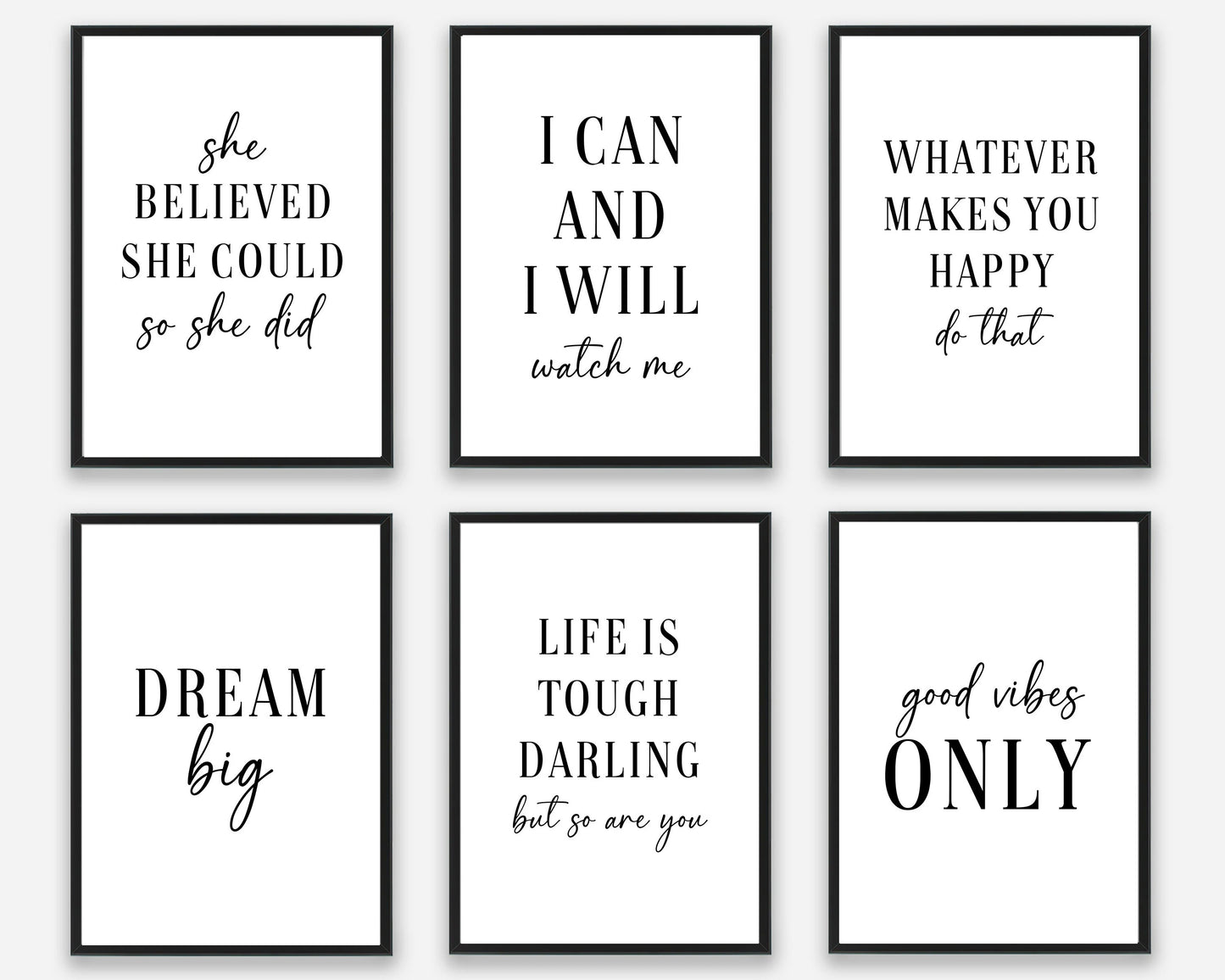 Motivational Prints - Choose from 60 Designs