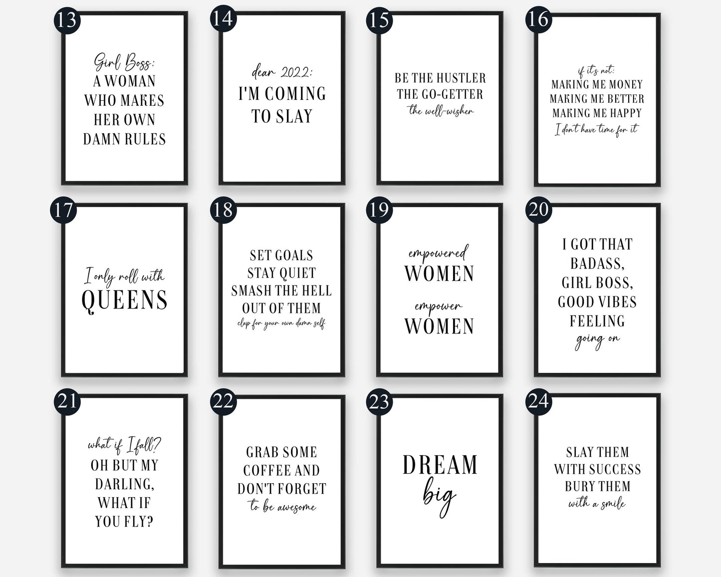 Motivational Prints - Choose from 60 Designs