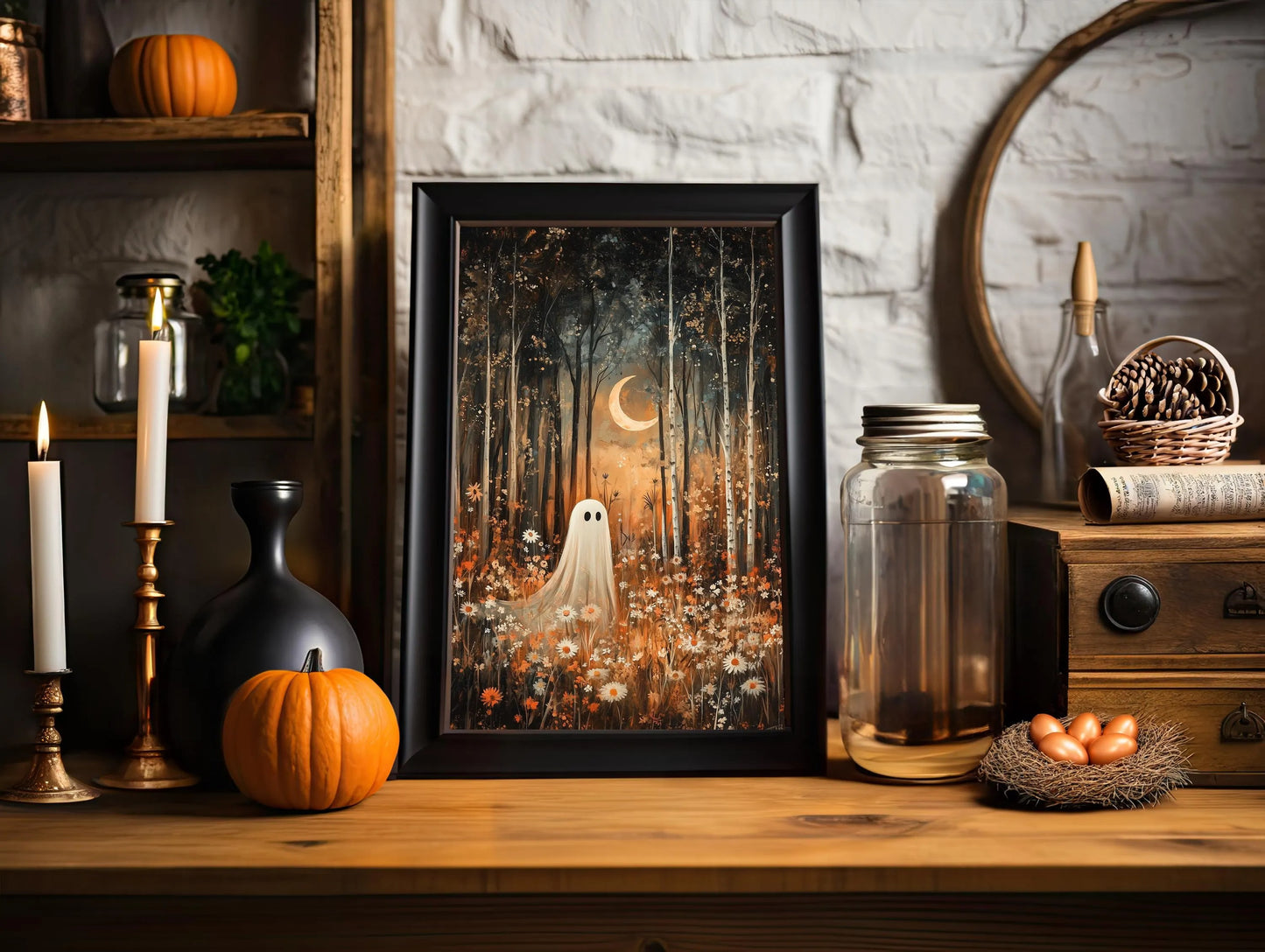 Ghost in Enchanted Forest