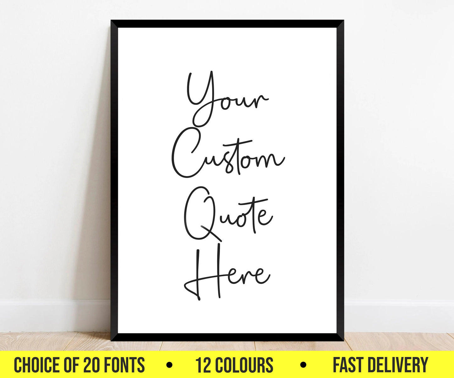 Your Custom Quote Printed And Delivered
