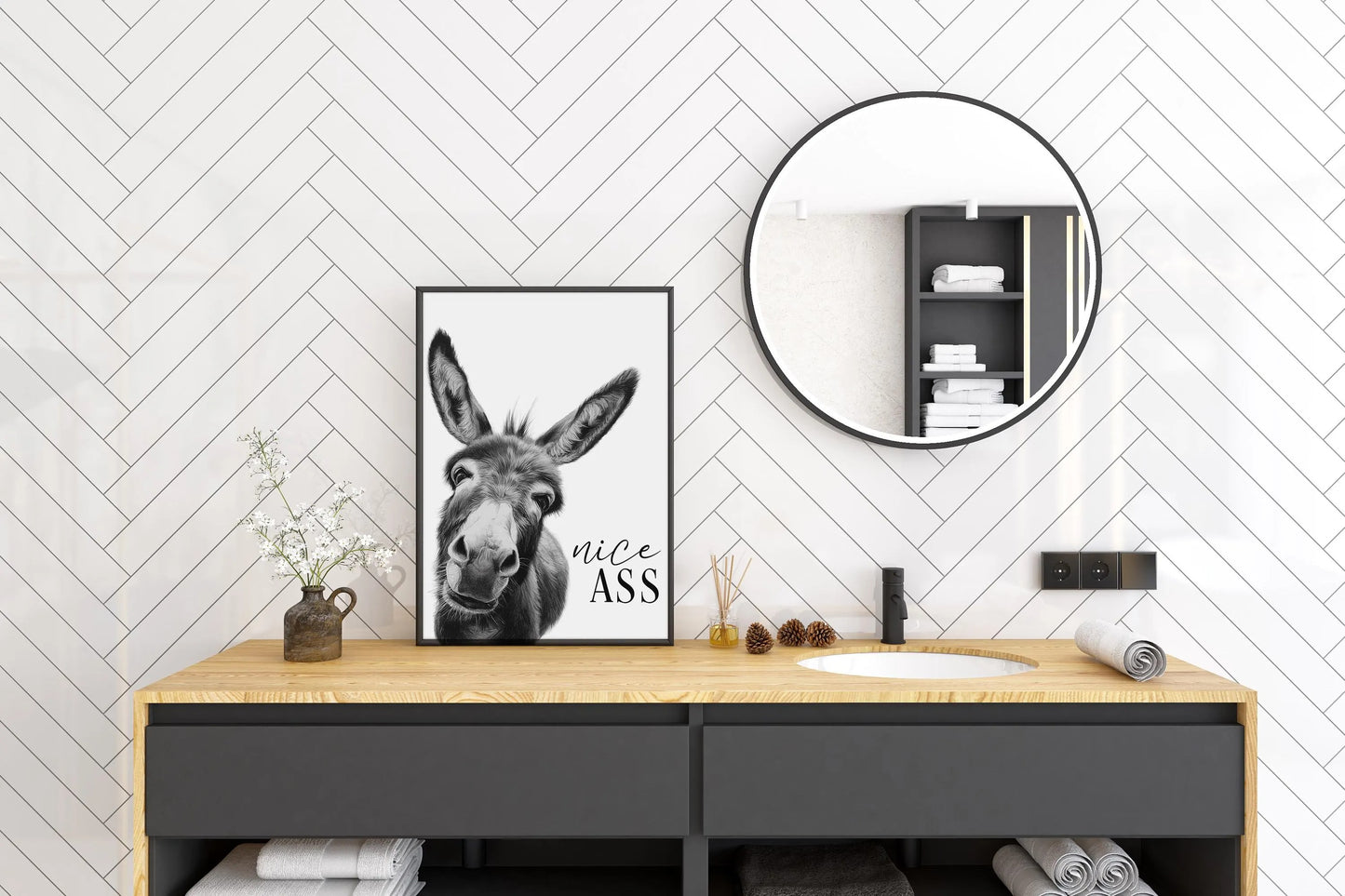 Nice Ass Donkey Print